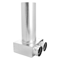 Присоединительная коробка Alnor FLX-PRO-L-75-2F Присоединительная коробка Alnor FLX-PRO-L-75-2F