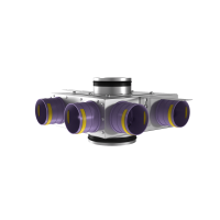 Присоединительная коробка проходная Provent KVF 160/125/75×6 на 6 выходов