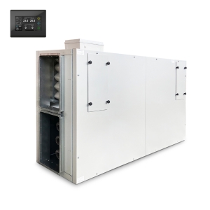 Приточно-вытяжная установка с пластинчатым рекуператором ФЬОРДИ ВПУ CF2000/15-380/3-EC-H-BLG-M