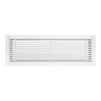 Вентиляционная решетка Brofer FUTURE 15 белая (600x200 мм)