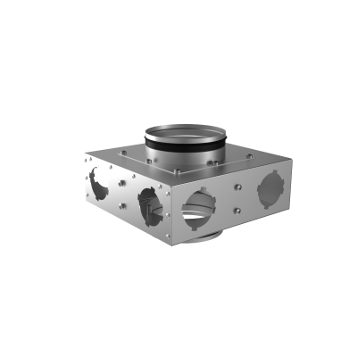 Присоединительная коробка проходная Provent KVF 160/160/75×6 на 6 выходов