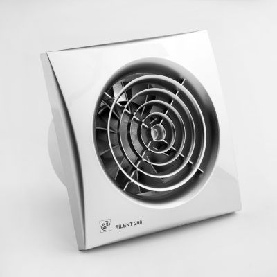 Вытяжной вентилятор Soler Palau SILENT-200 CRZ SILVER  Вытяжной вентилятор Soler Palau SILENT-200 CRZ SILVER
