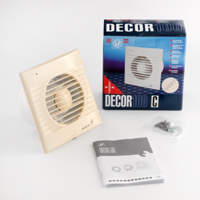 Вытяжной вентилятор Soler Palau DECOR-100C Ivory Вытяжной вентилятор Soler Palau DECOR-100C Ivory