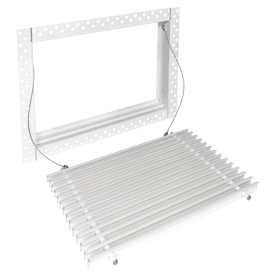 Вентиляционная решетка Brofer FUTURE 15 белая (300x150 мм)