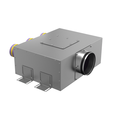 Присоединительная коробка Provent KVN 160/90×6 на 6 выходов, узкая