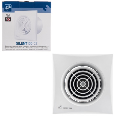 Вентилятор с обратным клапаном Soler Palau SILENT-100 CZ