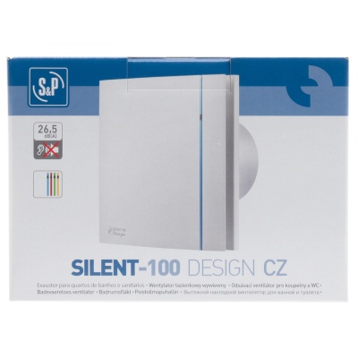 Вытяжной вентилятор Soler Palau SILENT-100 CZ RED DESIGN 4C