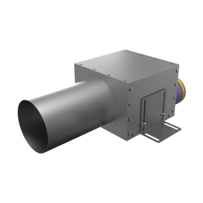 Присоединительная коробка Provent VPD 125/75×2 на 2 выхода, прямая круглая