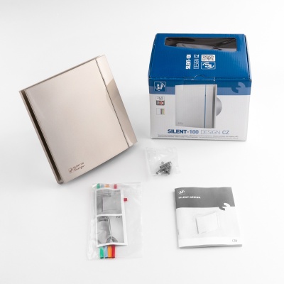 Накладной вентилятор Soler Palau SILENT-100 CZ CHAMPAGNE DESIGN 4C