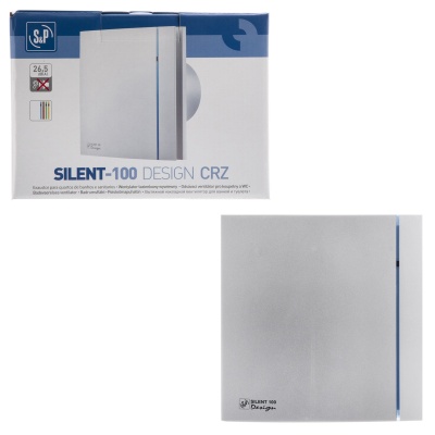 Вытяжной вентилятор Soler Palau SILENT-100 CRZ SILVER DESIGN 3C Вытяжной вентилятор Soler Palau SILENT-100 CRZ SILVER DESIGN 3C
