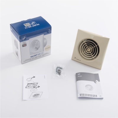 Вытяжной вентилятор Soler Palau SILENT-100 CZ IVORY Вытяжной вентилятор Soler Palau SILENT-100 CZ IVORY
