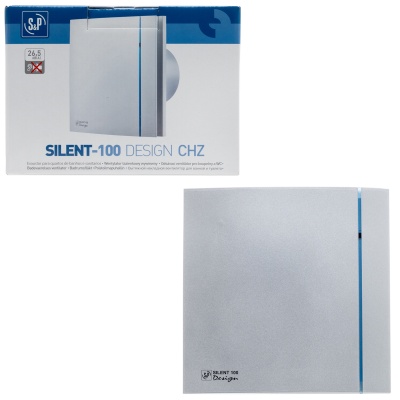 Вытяжной вентилятор Soler Palau SILENT-100 CHZ SILVER DESIGN