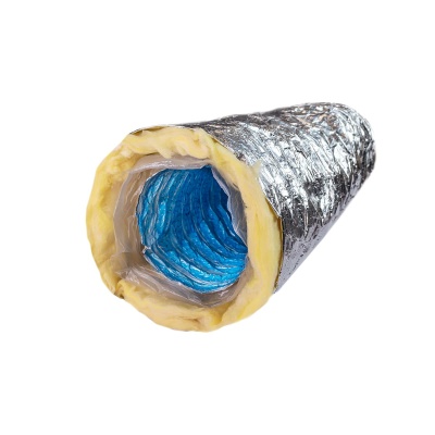 Воздуховод круглый гибкий антибактериальный AFS SONOAFS ALU Hygiene (127 мм/10 м)