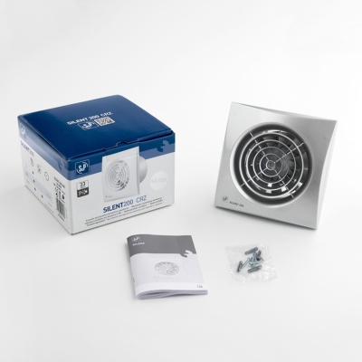 Вентилятор вытяжной 120 мм Soler Palau SILENT-200 CRZ SILVER 