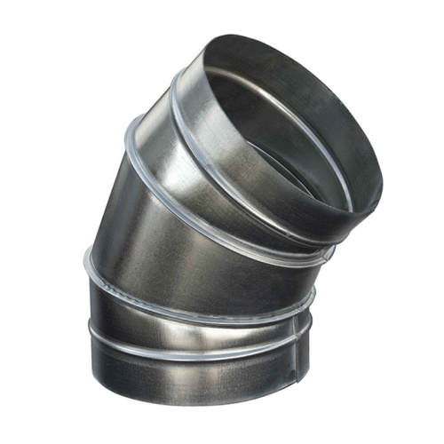 Отвод 45° круглый (оц. сталь) (125 мм)