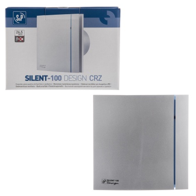Вытяжной вентилятор Soler Palau SILENT-100 CRZ SILVER DESIGN Вытяжной вентилятор Soler Palau SILENT-100 CRZ SILVER DESIGN