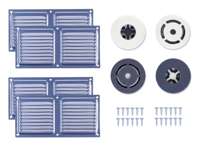 Вентиляционный клапан ДомВент ДверВент белый Вентиляционный клапан ДомВент ДверВент белый