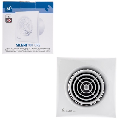 Вентилятор вытяжной 100 мм Soler Palau SILENT-100 CRZ