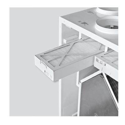 Вентиляционная установка с пластинчатым рекуператором тепла Soler Palau CAD HE 450 EC V BASIC PH