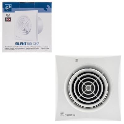 Вентилятор вытяжной 100 мм Soler Palau SILENT-100 CHZ