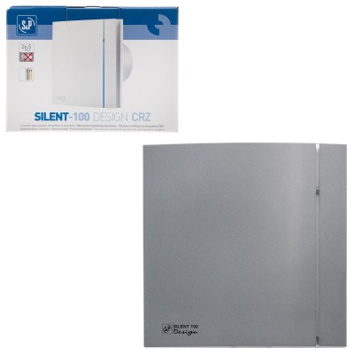 Вытяжной вентилятор Soler Palau SILENT-100 CRZ GREY DESIGN 4C Вытяжной вентилятор Soler Palau SILENT-100 CRZ GREY DESIGN 4C