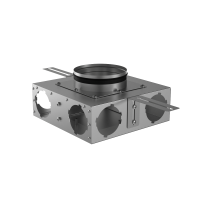 Присоединительная коробка концевая Provent KVF 160/90×6 на 6 выходов