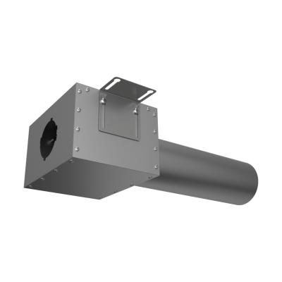 Присоединительная коробка Provent VPDL 125/90×1 на 1 выход (L=400), прямая круглая