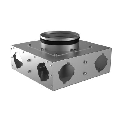 Присоединительная коробка концевая Provent KVF 160/75×6 на 6 выходов