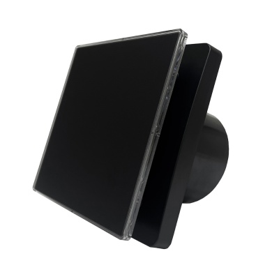 Вытяжной вентилятор Seicoi 100 Matt Black Glass SNAD04-01D