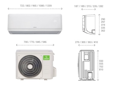 Настенная сплит-система LESSAR LS-H12KPA2 / LU-H12KPA2